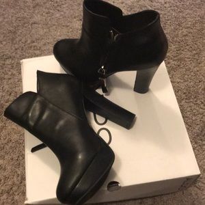 Aldo new black ankle booties